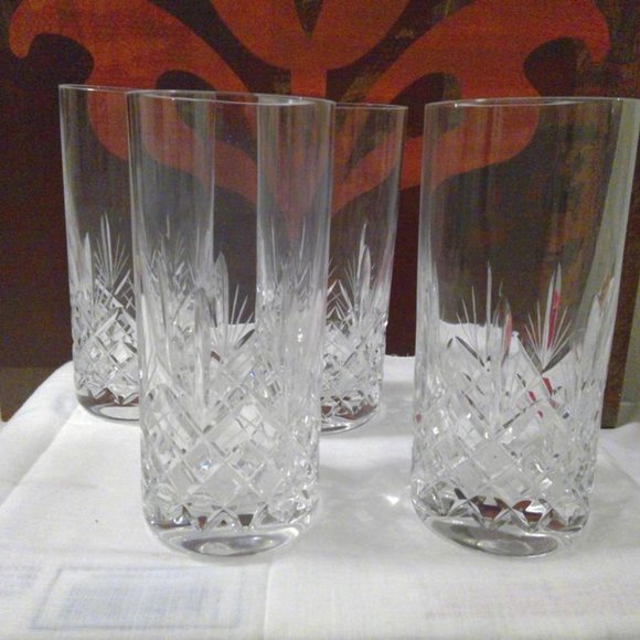Vintage Cut Crystal Glasses - set of 4 - Picture 5 of 5